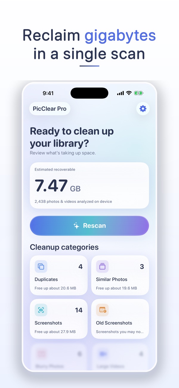 PicClear screenshot