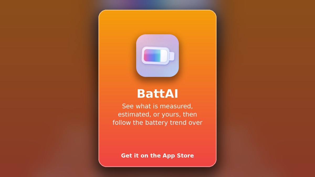 BattAI iOS app guide preview