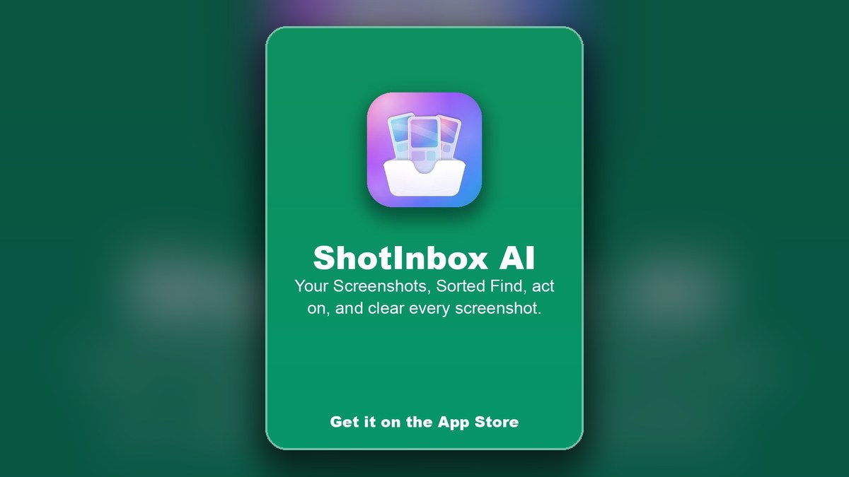 ShotInbox AI iOS app guide preview