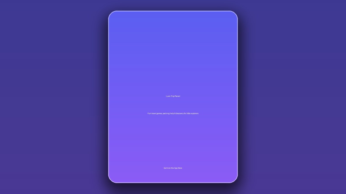 Lumi Trip Planet iOS app guide preview