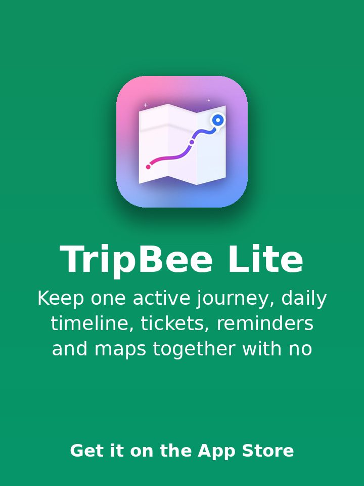 TripBee Lite: Πλάνο ταξιδιού