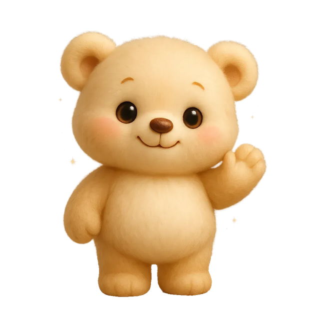 Lumi the astronaut bear mascot